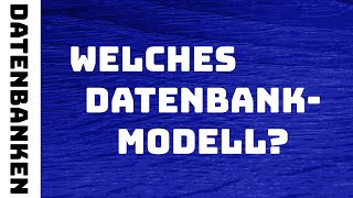 Datenbanken  Wie beliebt sind welche Datenbankmodelle [upl. by Aerdnwahs]