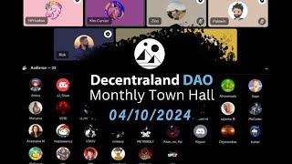 TownHall  20241004  DAO Revamp [upl. by Adian]