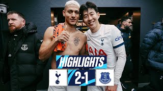 TOTTENHAM HOTSPUR 21 EVERTON  PREMIER LEAGUE HIGHLIGHTS  RICHARLISON amp SON SECURE CHRISTMAS WIN [upl. by Cody]