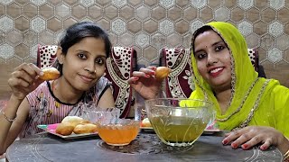 Golgappe Challenge food mukbang golgappa youtubeviralvideochallengevideo [upl. by Rehposirhc127]