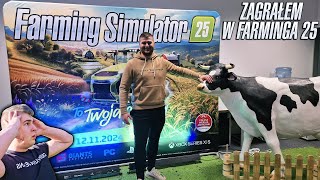 ZAGRAŁEM W FARMING SIMULATOR 25  JAKO PIERWSZY W POLSCE 😍 [upl. by Eirrehc]