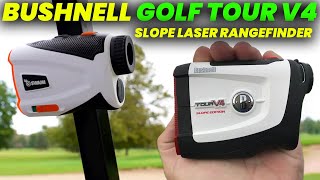 Bushnell Golf Tour V4 Slope Laser Rangefinder Golfers Review 2024 Bushnell Rangefinder [upl. by Adnohsirk]