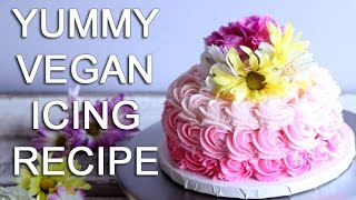 HowTo Make The BEST VEGAN ICING Recipe  With The Edgy Veg [upl. by Aniratac]