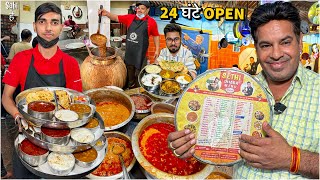 24 Hour Open Gurdas Maan Dhaba  Desi Highway Food  Street Food India [upl. by Rosalia]