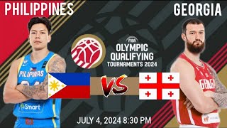 Gilas Pilipinas🇵🇭 vs Georgia🇬🇪 Full Game Highlights [upl. by Waldron]