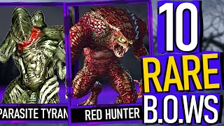 Resident Evil  10 RARE  Unique BOWs amp Monsters [upl. by Mclain220]