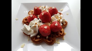 Hartjeswafels recept  Moederdag  NLBE  Plezierindekeukennl [upl. by Eisenstark791]