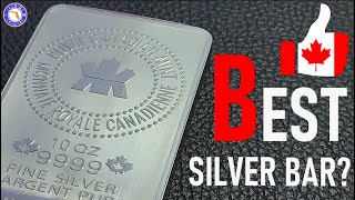 Best SILVER to Buy Why the Royal Canadian Mint 10 ounce Silver Bar is TOPS [upl. by Bayard706]