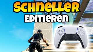 SCHNELLER EDITIEREN AUF CONTROLLER MIT GEHEIMER TAKTIK IN FORTNITE [upl. by Roselin]