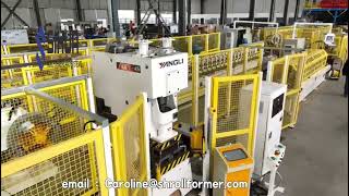 corner head roll forming machine with CSA certificate [upl. by Rapsag464]