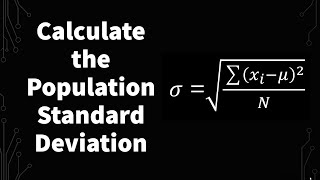 How to Calculate Population Standard Deviation StepbyStep [upl. by Geraint756]