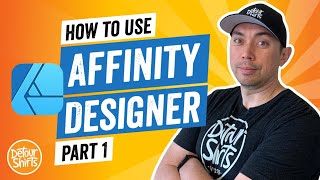 Tutorial Affinity Designer for Beginners  Step by Step Learn how to use Affinity Designer Part 1 [upl. by Norah]