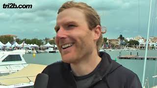 Triathlon Portocolom 2018 Fabian Rahn im Interview  7 Platz [upl. by Aicnelev]