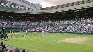 Wimbledon 24 🇨🇭 Hingis  🇧🇪 Clijsters First Match Point [upl. by Rollet]