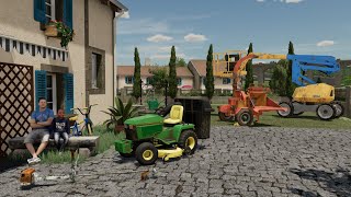 Travaux paysager Entretien de jardin  Pallegney  Farming Simulator 22 [upl. by Brawner]