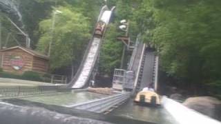 Log Flume  Knoebels [upl. by Ailatan]