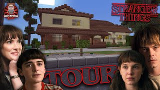 A Fully Detailed Tour of My Byers California House from Stranger Things 4 in Minecraft [upl. by Christianson]