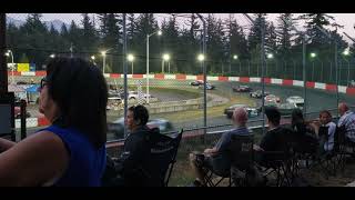 Agassiz Speedway BC Canada 🇨🇦 🍁 81223 Len quot Porky quot Jansen Memorial Race Late Model Invitational [upl. by Melamie]