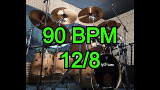 Drums Beat 128 90 bpm no fills [upl. by Irving175]