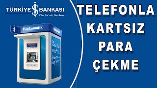 İş Bankası Bankamatikten İş Cep karekod bluetooth ile Kartsız Para Çekme [upl. by Thgiled]