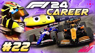 F1 24 CAREER MODE Part 22 Shock Race Winner in Chaotic Las Vegas GP Red Flag Shocker [upl. by Ennayehc875]