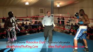 Best 1Punch KNOCKOUT of 2014 — Darnell Boone VS Dionisio Miranda [upl. by Natsirk]