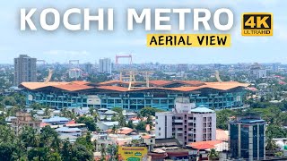 Kochi Metro Palarivattom Aerial View  Ernakulam 4K  Kerala Tourism [upl. by Thisbee252]