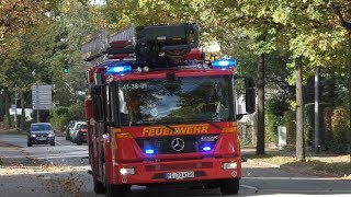 Baum droht auf Sauerstofftank zu fallen Teleskopmastfahrzeug B32 Feuerwehr Tornesch [upl. by Niwled]