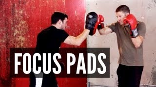 Simple Pad Training Routines that Increase Your Accuracy and Speed  MMA SURGE [upl. by Nerraj435]