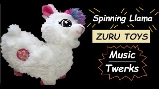 Funny Twerking Bum Spinning Llama Musical Toy  White Version  ZURU Toys [upl. by Alludba]