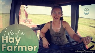 Life of a Hay Farmer day 2 of alfalfa  plus how we got started in baling hay WieczorekFarms [upl. by Dempster]