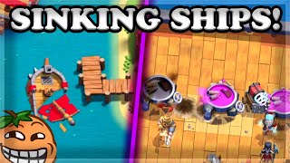 EASIEST DECK to 3 CROWN 🧀 SINK Enemy Ships in Boat Battles [upl. by Eerrehc]