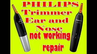 philips 1000 trimmer ear and nose area not working repair [upl. by Wolfgram350]