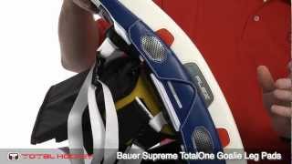 Bauer Supreme TotalOne Goalie Leg Pads [upl. by Eedebez]