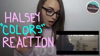 COLORS HALSEY MUSIC VIDEO REACTION [upl. by Dorise445]