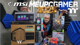 MEU NOVO PC GAMER 2025  Thermaltake View 380  7800x3D  MSI B650m Project Zero  MSI RTX 4060Ti [upl. by Neerihs250]