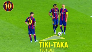 Barca Top 10 Most Beautiful TikiTaka Goals [upl. by Yorztif]