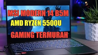 MSI Modern 14 ✓✓AMD Ryzen 5500UModel Terbaru MSI [upl. by Norit]