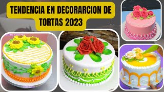 Tendencia en decoración tortas 2023 [upl. by Laniger]