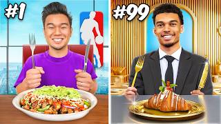 Eating 100 NBA Players Favorite Meals in 24 Hours [upl. by Barnard462]