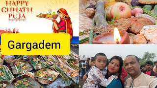 chhath puja in Gargadem chhatmahaparv chhathpuja bokaro gargadem viralsong youtubevideo [upl. by Manda723]