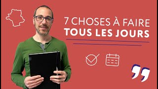 7 activités que tu peux faire tous les jours pour améliorer ton français [upl. by Brody]