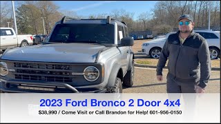 2023 Ford Bronco 2 Door 4x4 for Sale [upl. by Eiramasil862]