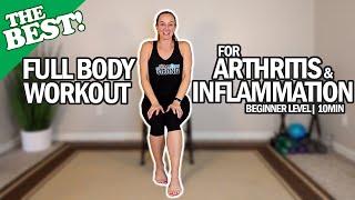 THE BEST Full Body Workout For Arthritis Or Inflammation  All Seated  Beginner Level  10Min [upl. by Nagy]