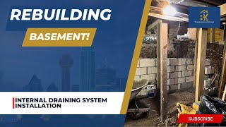 The Only basement reconstruction and drainage system Video You Need to Watch [upl. by Ennoid1]