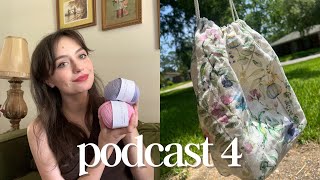 podcast no 4 summer socks amp new knitting for olive colors [upl. by Yneffit]