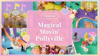 ✨SHOWCASE✨ Vintage Polly Pocket Magical Movin Pollyville 1996 [upl. by Susann501]