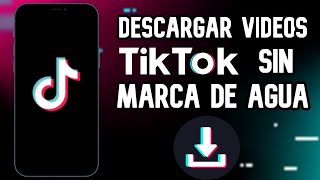 Como Descargar Videos de TikTok sin Marca de Agua Gratis 2024 [upl. by Chapel790]