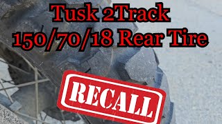 Tusk 2Track Tire Recall  1507018 Rear [upl. by Ymarej]