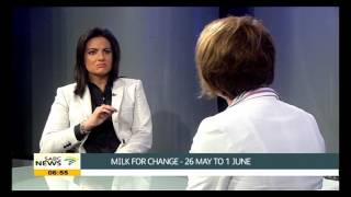 Milk for Change campaign calls on SA to donate milk for needy children [upl. by Close372]